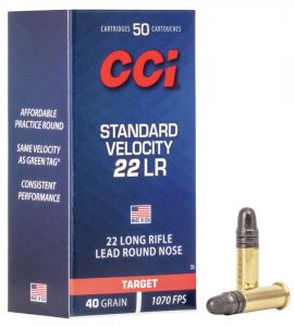 CCI Standart Velocity .22LR LRN 2,6g/40GR