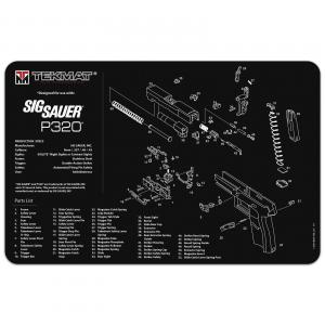 Podložka pro čištění zbraní Sig Sauer P320, černá, TekMat