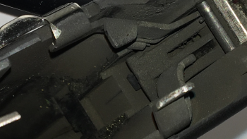 Detail silně znečištěný Glock - cca 3600 ran