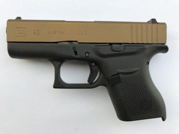 Glock 43 CERAKOTE BRONZ