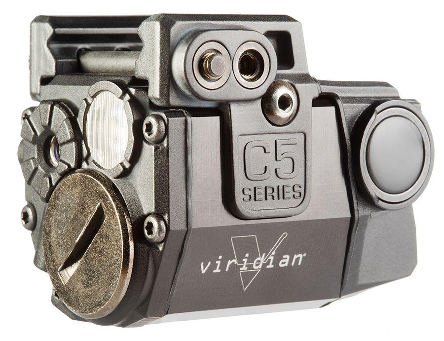 Viridian C5L zelený laser s taktickou svítilnou vhodný pro subcompact 