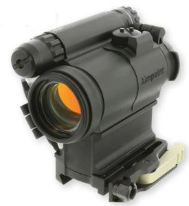 Aimpoint AP CompM5, včetně mezikusu 39mm a rychloupínací montáže, 2MOA 