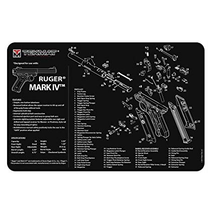 Podložka pro čištění zbraní Ruger MARK IV, černá, TekMat