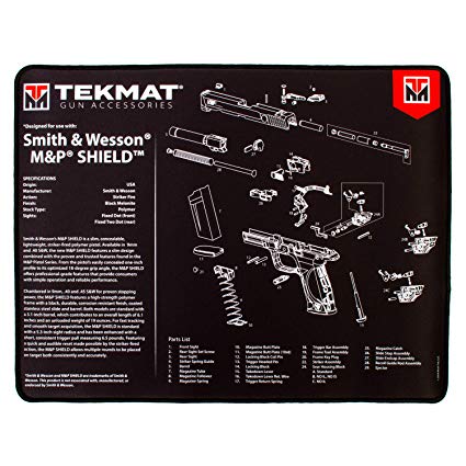 Podložka pro čištění zbraní Ultra 20 SW MP Shield, černá, TekMat