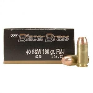 CCI Blazer Brass .40SW FMJ 11,6g/180GR