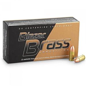 CCI Blazer Brass 9x19 FMJ 8g/124GR