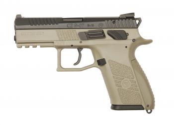 CZ P-07 FDE, tritium sights