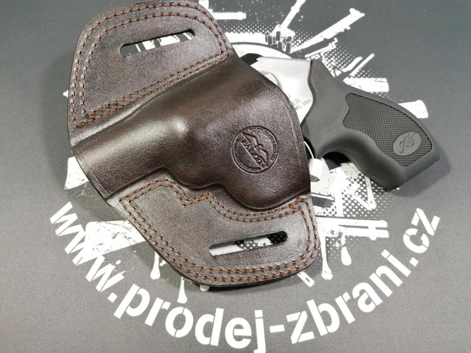 Vnější kožené pouzdro Falco Kimber K6S, tmavě hnědé