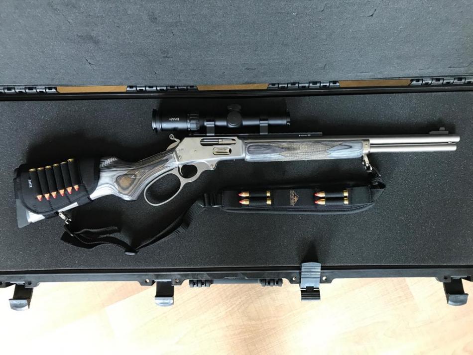 Kulovnice opakovací MARLIN 1895SBL, 40-70Gov. + optika Hawke En. 1-4x24