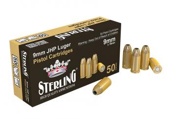 STERLING 9x19 JHP 8g/124GR