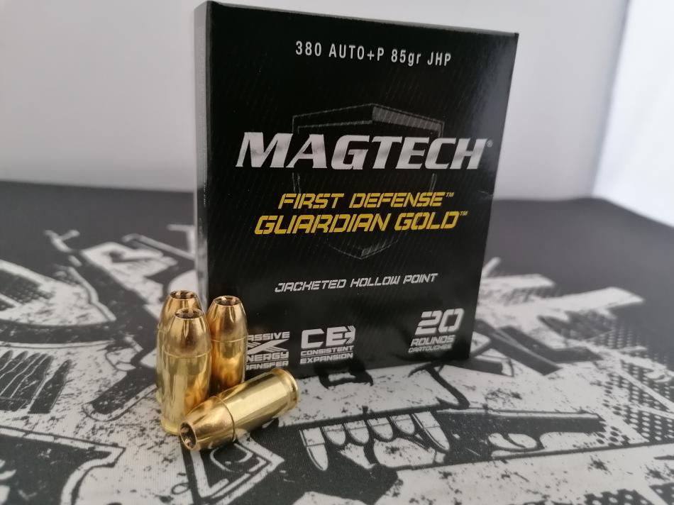 Magtech 9mm Browing, 380 Auto+P (GG380A) 85GR JHP 
