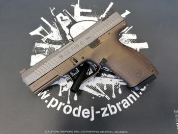 CZ P-10 C CERAKOTE GREY-MIDNIGHT BRONZE, Night Fision sights