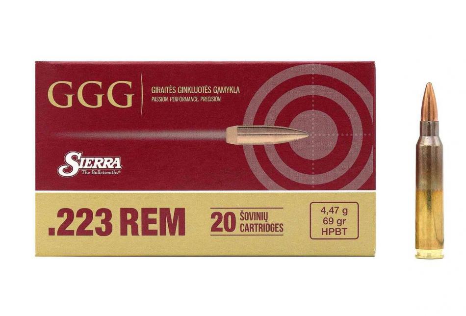 GGG .223Rem Sierra MatchKing HPBT, 69GR