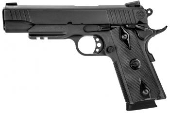 1911 Matte Black s railem