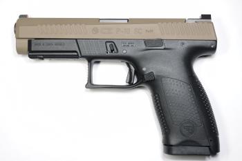 CZ P-10 SC CERAKOTE FDE, Night Fision sights