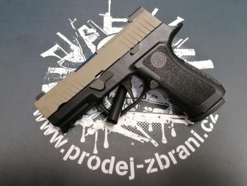 P320 XCOMPACT CERAKOTE FDE, tritiová mířidla