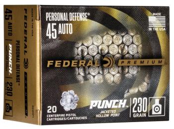 Federal Premium Personal Defense Punch JHP .45AUTO 14,9g/230gr
