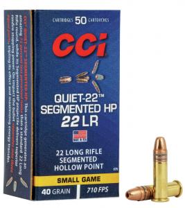 CCI Quiet-22 Segmented HP .22LR 2,6g/40GR
