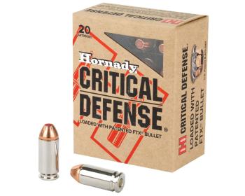 Hornady Critical Defense FTX .40SW 10,7g/165GR