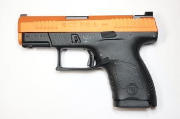 CZ P-10 S CERAKOTE TEQUILA SUNRISE, Night Fision Sights