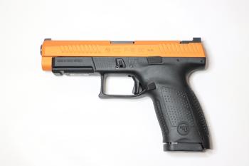CZ P-10 SC CERAKOTE TEQUILA SUNRISE, Night Fision sights