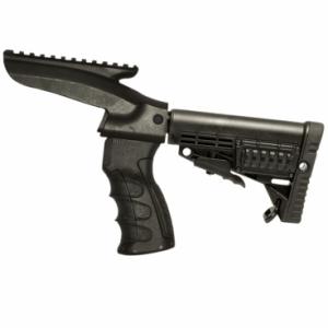 Teleskopická pažba s pistolovou rukojetí a Weaver/Picatinny lištou CAA pro Remington 870