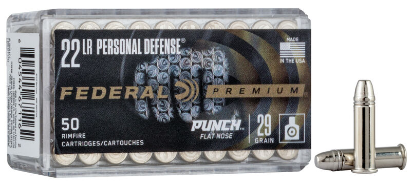 Federal Premium Personal Defense Punch Rimfire .22LR FN 1,87g/29GR