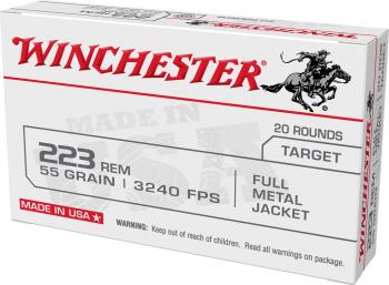 Winchester W223K .223Rem FMJ 3,56g/55GR