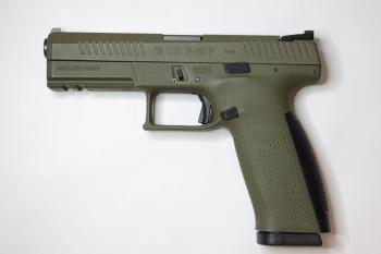 CZ P-10 F GREEN CERAKOTE