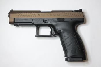 CZ P-10 SC CERAKOTE MIDNIGHT BRONZE