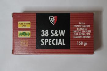 Fiocchi .38Spec FMJ 10,24g/158GR
