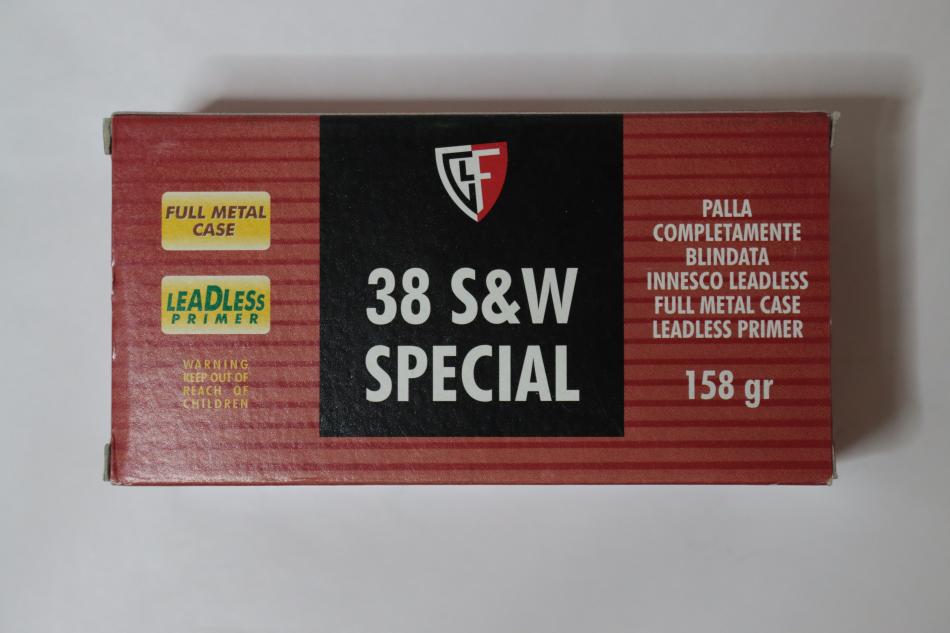 Fiocchi .38Spec FMJ 10,24g/158GR