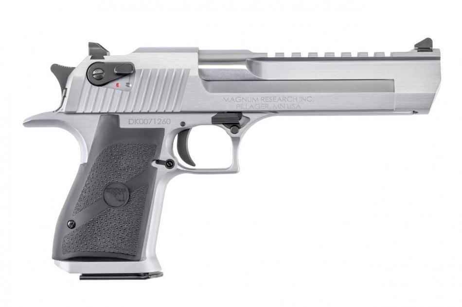 Desert Eagle Mark XIX Pistol, .50 AE, Brushed Chrome 