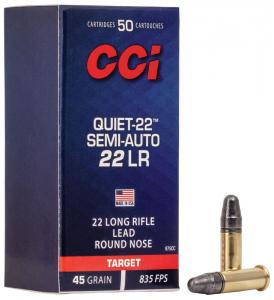 CCI Semi Auto Quiet 22, .22LR,LRN, 2,91g/45GR