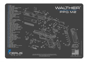 Cerus Gear podložka pro čištění zbraní WALTHER PPQ MOD 2, šedá