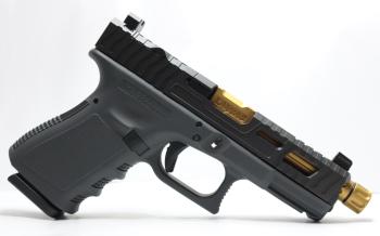 Glock 19 Gen3 Lantac Cerakote Sniper Grey with 1/2