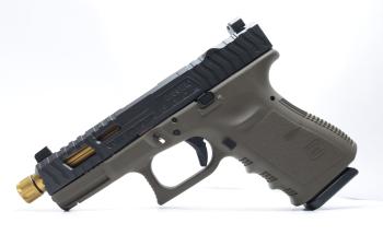 Glock 19 Gen3 Lantac Cerakote Patriot Brown with 1/2