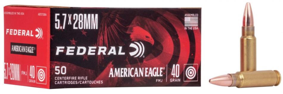 Federal, American Eagle, 5,7x28mm, 40GR, FMJ