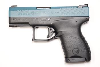 CZ P-10M, ZÁVĚR - CERAKOTE - BLUE TITANIUM