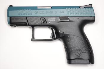 CZ P-10 S CERAKOTE BLUE TITANIUM