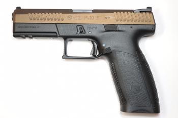 CZ P-10 F CERAKOTE BURNT BRONZE