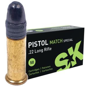 Lapua SK .22LR Pistol Match Special, LRN, 2,59g/40gr