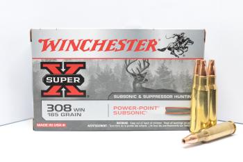 Winchester Super-X Subsonic .308Win 12g/185GR