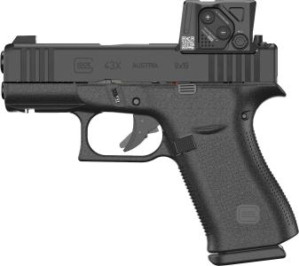Glock 43X R/MOS/FS with Aimpoint COA (3.5 MOA)