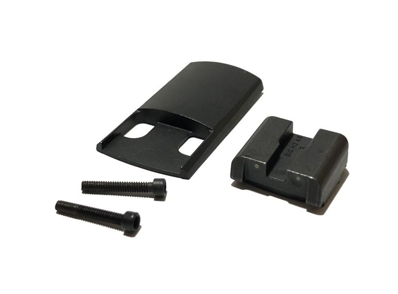 Sig Sauer P365X sestava plátu výplně přípravy pro instalaci kolimátoru, černá