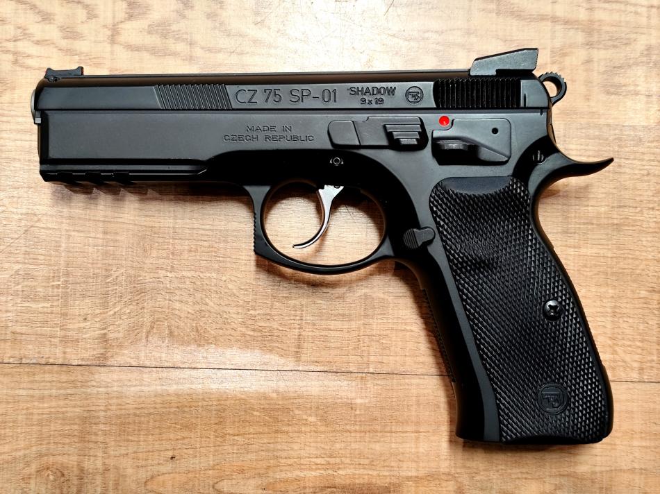 Pistole samonabíjecí CZ 75 SP Shadow - 01, 9 mm Luger