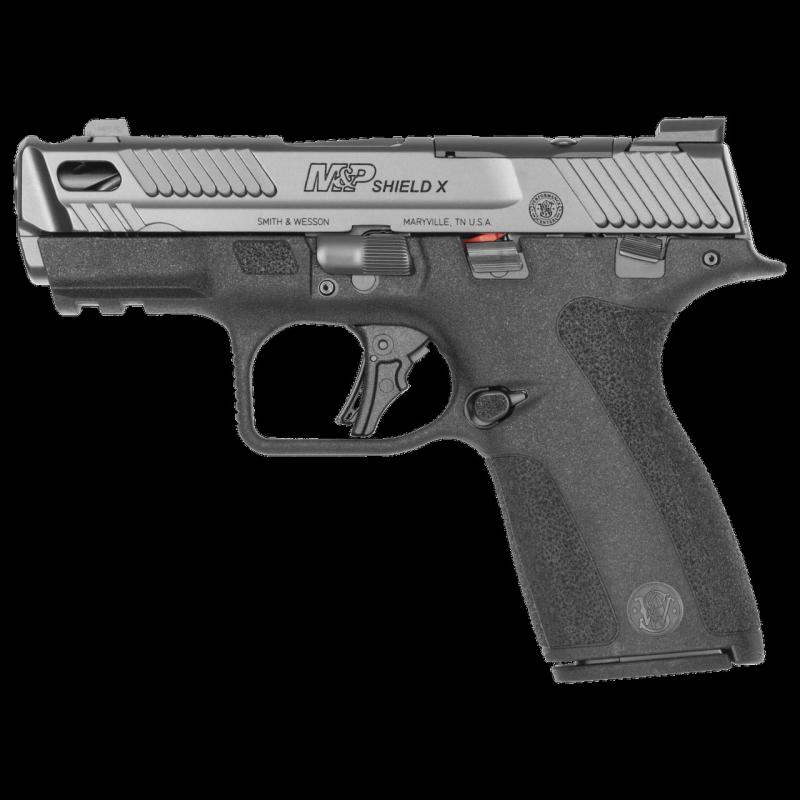 Smith & Wesson PERFORMANCE CENTER® M&P® SHIELD X™ CARRY COMP THUMB SAFETY, 9 mm Luger