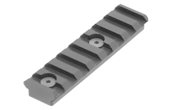 UTG Picatinny/Weaver Key Mode Rail 8 slotů, černý 		