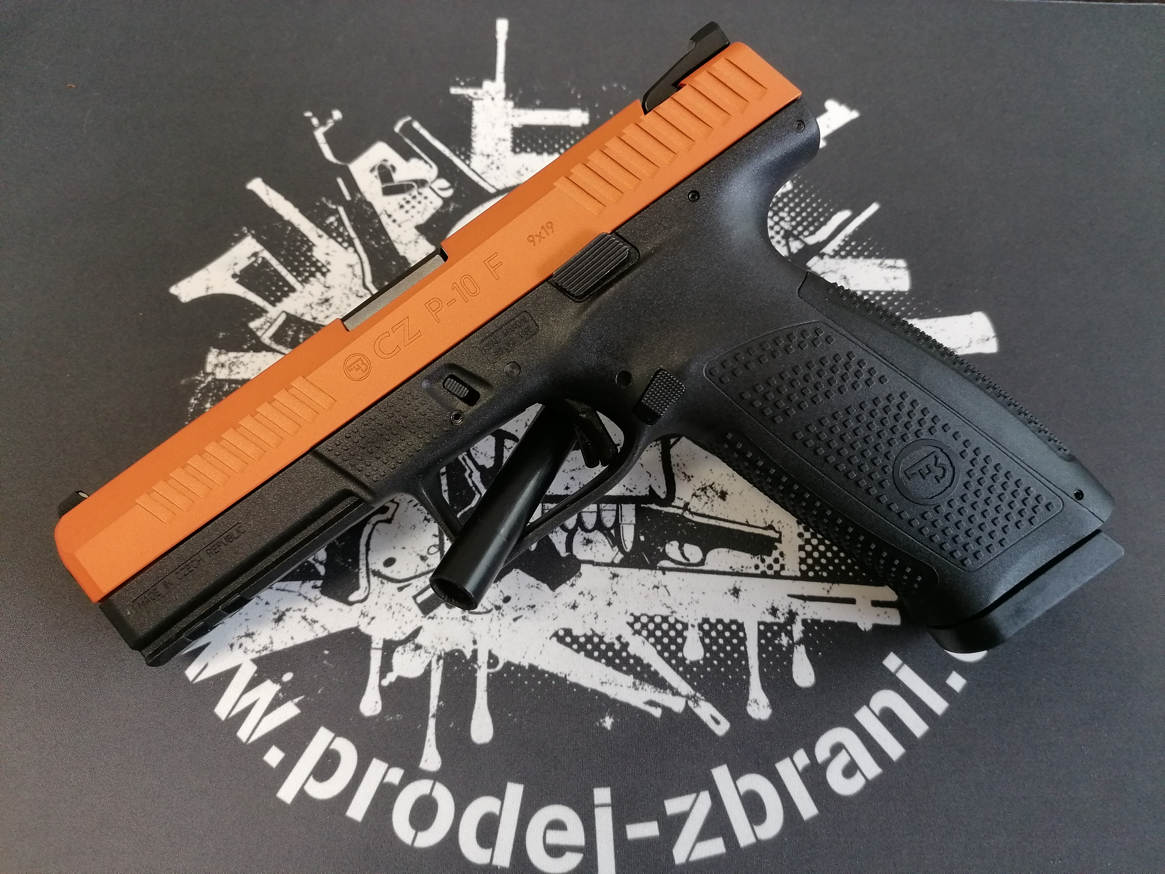 CZ P-10 F CERAKOTE TEQUILA SUNRISE