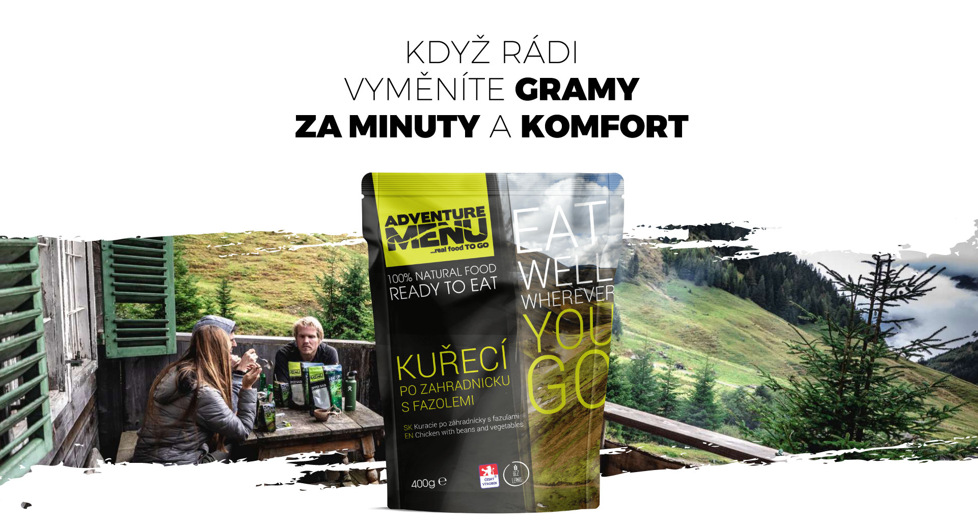 Adventure Menu - Když rádi vyměníte gramy za minuty a komfort